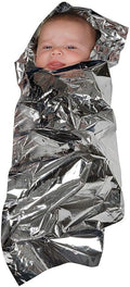 MABIS Sterile Foil Baby Bunting Emergency Heat-Conserving Baby Blanket for Newborns and Infants