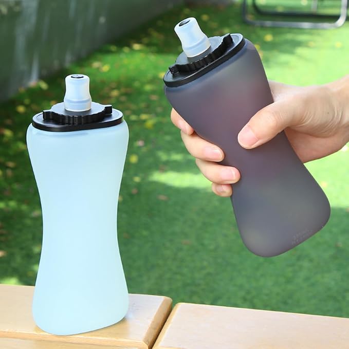 Leakproof Folding Water Bottles for Active Lifestyles Travel Outdoor Sports Light Weight Space Saving Drink Container Camping Water Bottles