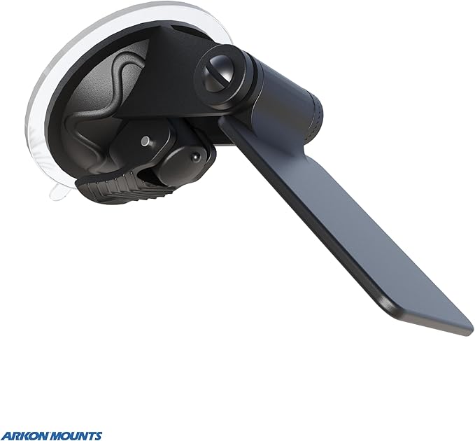 ARKON Mounts Windshield Suction Mount for EZ Pass Toll Transponders, Bluetooth GPS Receivers, and Radar Detectors | Strong Suction Mount | Reinforced Composite Construction for Durability | BT010