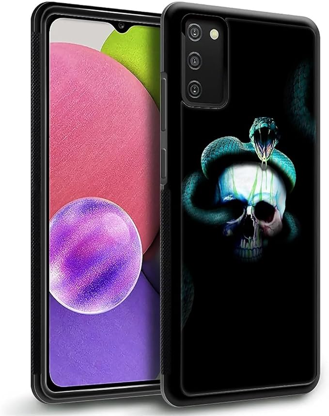 for Samsung Galaxy S20 FE Case, Skeleton Winding Snake Pattern Graphic Design Girl Boy Soft Silicone Hard Acrylic Shock Protection for Samsung Galaxy S20 FE