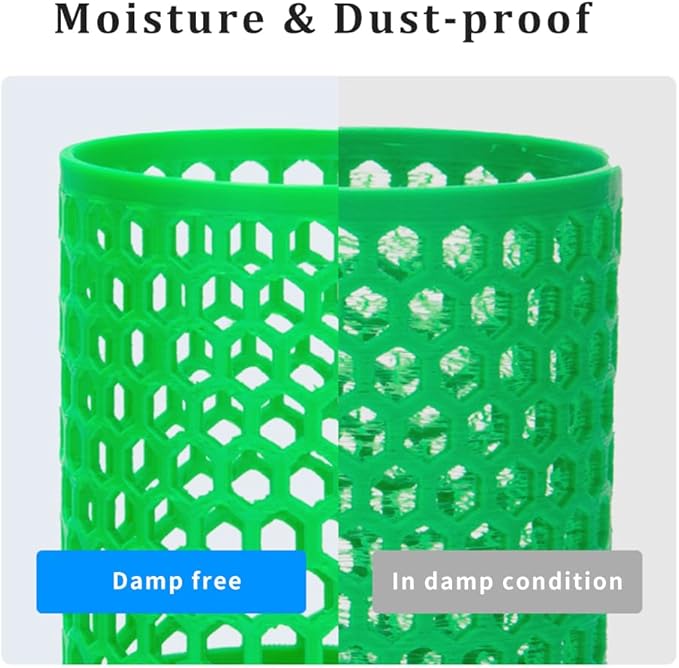 Creality 3D Printer Filament Storage Bags 40 x 40 CM, Large Transparent Sealed Bags with Electric Pump Dust Proof Humidity Resistant Keeping Filament Dry, Reusable Vacuum Storage Bags 8 PCS