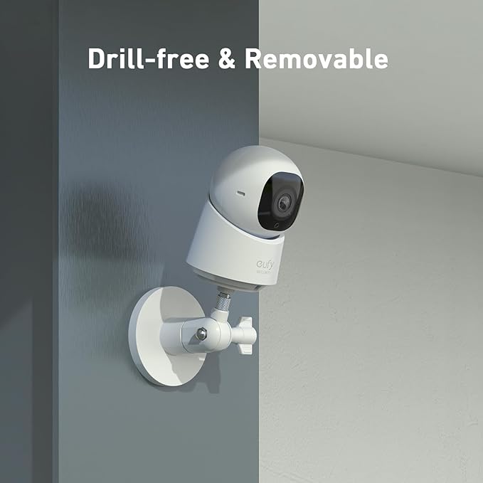 Holicfun Indoor Outdoor Camera Magnetic Mount, Compatible with Ring, Blink, Eufy, Google Nest, Wyze, Arlo, Simplisafe, Reolink, and Tapo Cameras - White