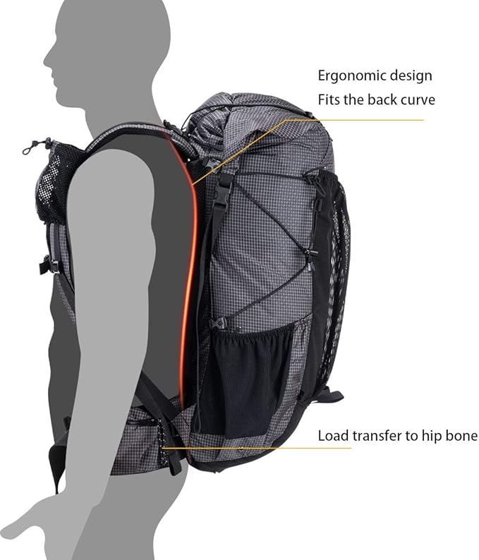 Naturehike 65L Internal Frame Hiking Backpack for Outdoor Camping Travel Backpacking, Ultralight Backpack for Adults