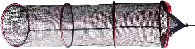 Fish Basket – 25x30cm/25x60cm/25x90cm Nylon, Portable Net Pen, Live Catch System | Perfect for Bank Fishing Activities, Boat Side Storage, Bait Preservation Needs, Outdoor Sports Gear