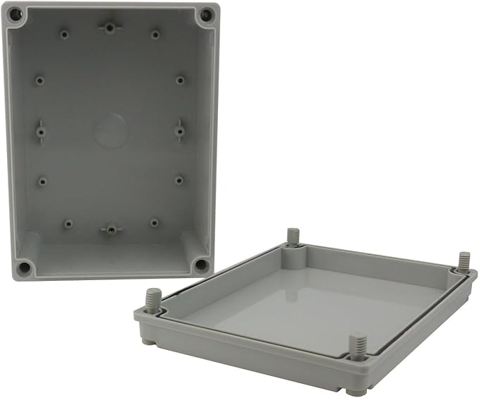 Ogrmar Plastic Dustproof IP65 Junction Box DIY Case Enclosure (8"x 6"x 4")