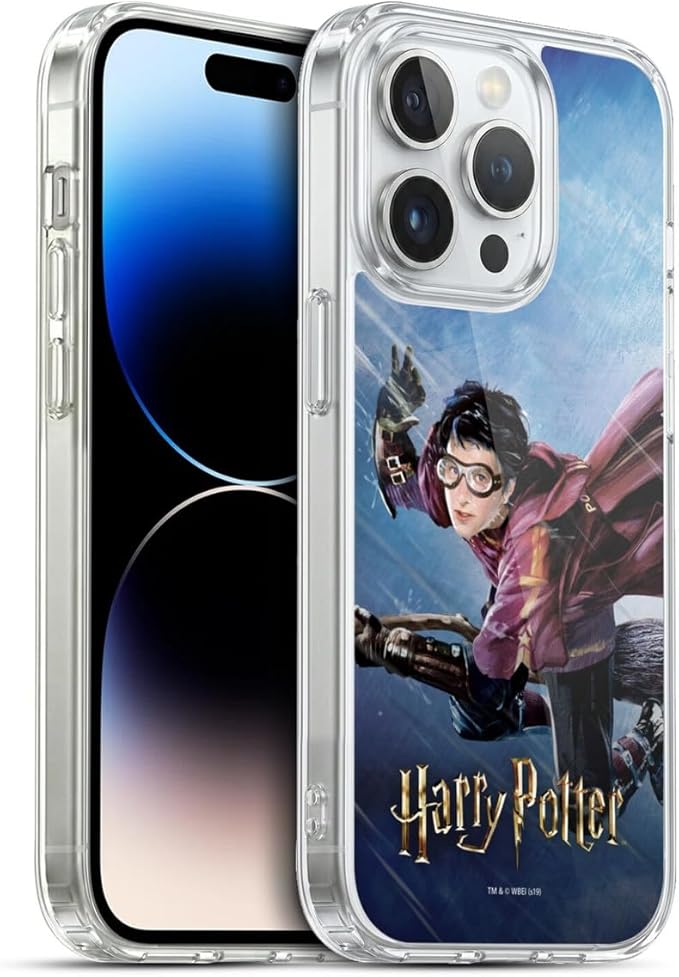 Head Case Designs Officially Licensed Harry Potter Quidditch 1 Prisoner of Azkaban II Gel Case [Military Grade Protection] Compatible with Apple iPhone 13 Pro and Compatible with MagSafe
