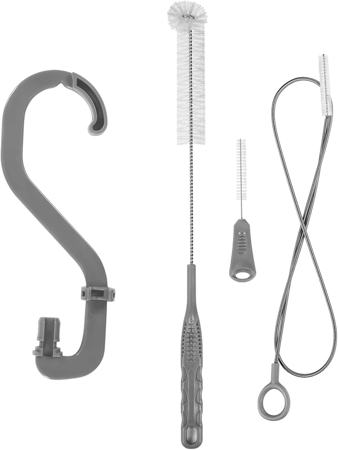 Water Bladder Cleaning Kit, Includes Tube Brushes, Small Bite Valve Brush, Big Brush, Hanger Works with All Hydration Bladders