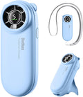 Diveblues TurboBear Portable Handheld Turbo Fan, 5 Gear Wind, Travel Essentials, Small Hand Held Fan Rechargeable, Mini Personal Fans Cooling, Battery Powered, Pocket Cute Gifts Women
