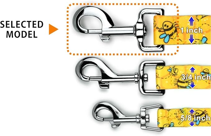 Garwor 1 Inch Heavy Duty Chrome Swivel Snap Hooks Trigger Snaps Dog Leash Hook Key Chain for Linking Pet Leash & Collar, Pet Harness, Purse Straps-4 Pcs