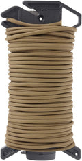Atwood Rope MFG Ready Rope™ 550 Paracord 100 Feet 7-String Core Nylon Parachute Cord Outside Survival Gear Made in USA | Lanyards, Bracelets, Handle Wraps, Keychain (Coyote)