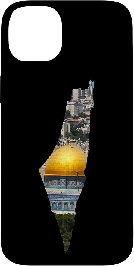 Palestinian Map Al Aqsa Jerusalem in Palestine Case for iPhone 14 Plus