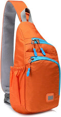 Peicees Small Sling Backpack Waterproof Unisex Shoulder Bag Chest Crossbody Daypack