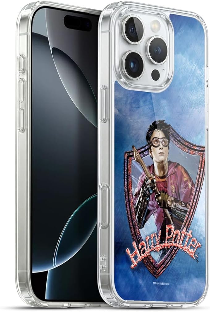 Head Case Designs Officially Licensed Harry Potter Quidditch 2 Prisoner of Azkaban II Gel Case [Military Grade Protection] Compatible with Apple iPhone 16 Pro Max and Compatible with MagSafe