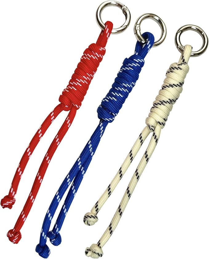 paracord Charm Bag Keychain Accessories，Rope Bag Charms for Handbag Y2k Accessories Purse Hanging Ornament