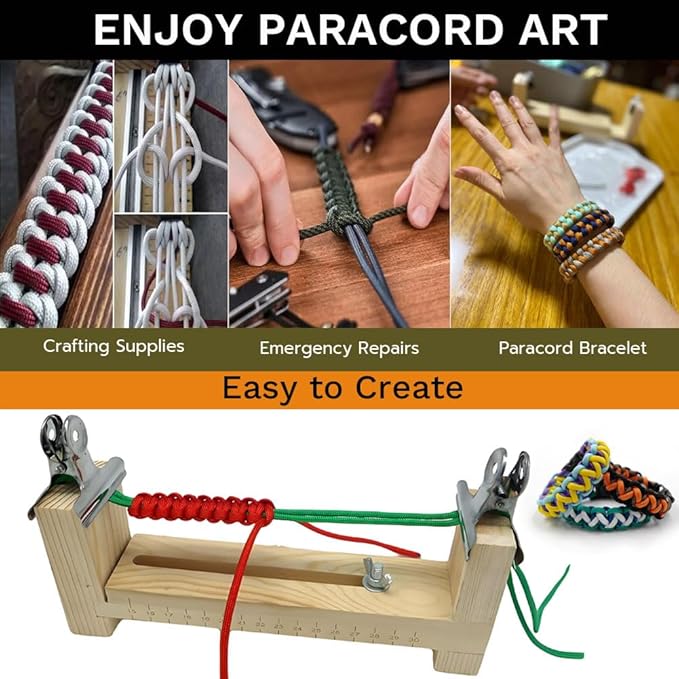 21 Colors Paracord (10FT Each Color), 550lb Parachute Cord Combo Kit for Crafting Bracelets, Lanyards, Dog Collars (21 Colors MixedA, 10FT)