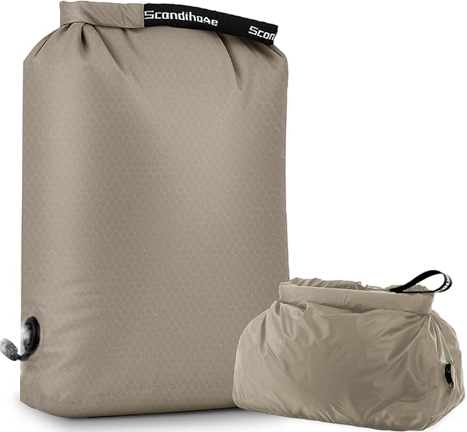 Travel Laundry Bag, Pump-free Vacuum Compression Dirty Clothes Bag, Large Reusable Waterproof & Washable Laundry Bag, Wet and Dry Bag, Ideal for Suitcases, Laundromats (1 Pack) Gray