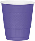 Premium New Purple Plastic Cups - 12 oz (20 Pack) - Bold, Vibrant Color for Parties, Weddings & Events