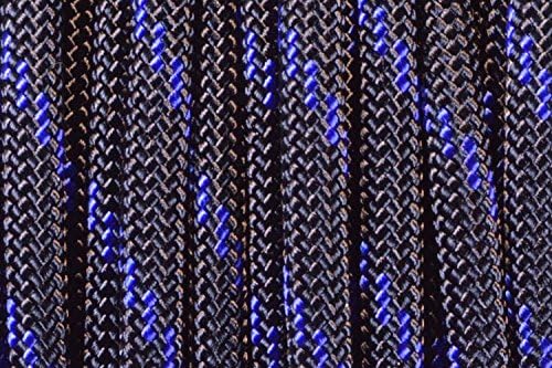 BORED? PARACORD! 550 lb Paracord – Ideal for Crafting, DIY Projects, Camping, Military & Active Outdoors – 300+ Colors – Tactical Parachute Cord Type III – Strong - Thin Blue Line 50 Feet