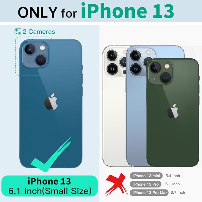 Beeasy for iPhone 13 Waterproof Case Compatible with Magsafe IP68 Underwater Military Grade, Phone Case with Shockproof, Dustproof, Rugged 360 Full Body Protection Cover Black