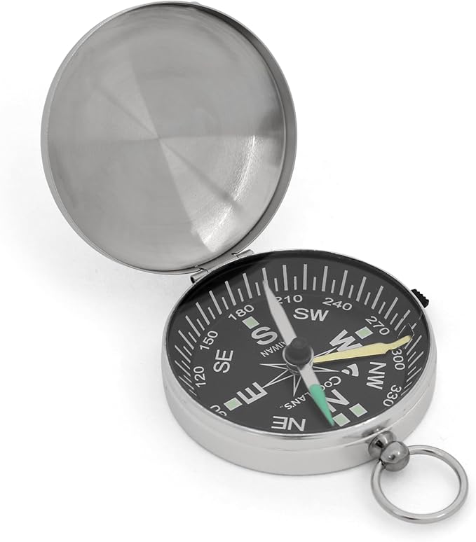 Coghlan’s Outdoor Compasses for Hiking, Camping, Survival & Orienteering – Map, Lensatic, Liquid-Filled, Wrist, Carabiner & Pocket Navigation Tools