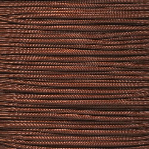 Paracord Planet 275lb Paracord – 3/32 Inch (2.38 mm) Nylon Crafting Cord with 5 Strand Inner Core – Chocolate Brown (100 ft)