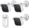 Blink Outdoor Camera Wall Mount Compatible with 2K+ & 4th Gen,3 Pack Weatherproof Protective Housing,360 Degree Adjustable with Blink Sync Module Core Outlet Mount for Blink Camera System
