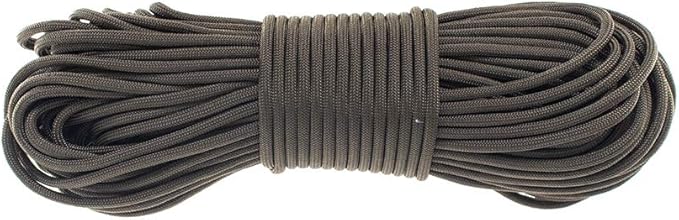 Paracord Planet Solid Color 550lb Paracord – 7 Strand Type III Nylon Cord for Indoor and Outdoor Tasks – New Brown (10 ft)