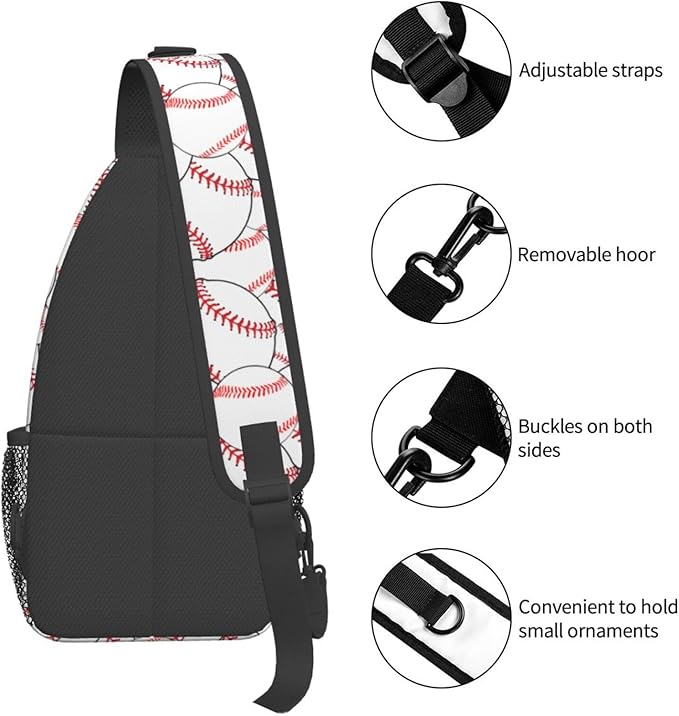 Sling Backpack For Men Hiking Daypack Crossbody Shoulder Bag Travel Chest Pack | Hiking, Travel