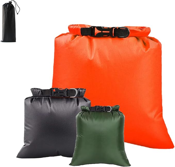 6PCS Dry Bags Waterproof, Lightweight Dry Bags for Kayaking Waterproof，Outdoor Waterproof Bag for Kayaking Hiking Boating Camping