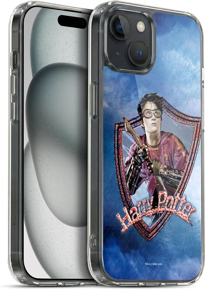 Head Case Designs Officially Licensed Harry Potter Quidditch 2 Prisoner of Azkaban II Gel Case [Military Grade Protection] Compatible with Apple iPhone 15 Plus and Compatible with MagSafe