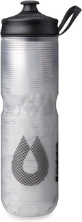 HydraPak | Polar Bottle - Polar Sport Insulated Water Bottle - BPA-Free, Sport & Bike Squeeze Bottle with Handle (Pulse White, 700ml / 24oz)