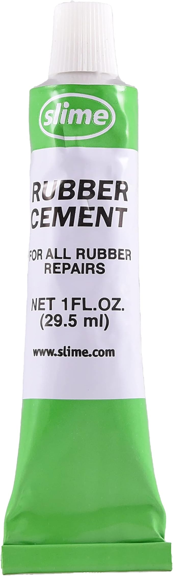 Slime 1051-A Rubber Cement, Tire Repair, Use with Slime Plugs or Patches, 1 oz. Tube