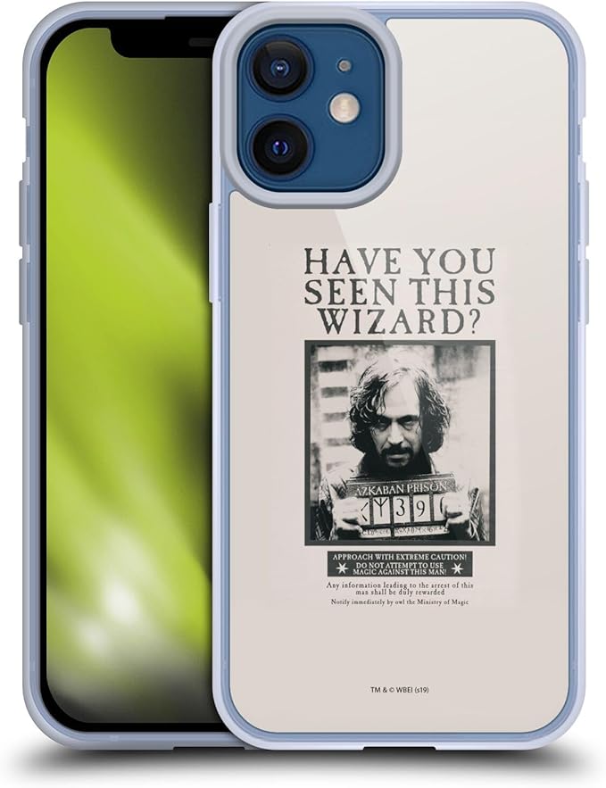 Head Case Designs Officially Licensed Harry Potter Sirius Black Poster Prisoner of Azkaban II Gel Case [Military Grade Protection] Compatible with Apple iPhone 12 Mini and Compatible with MagSafe