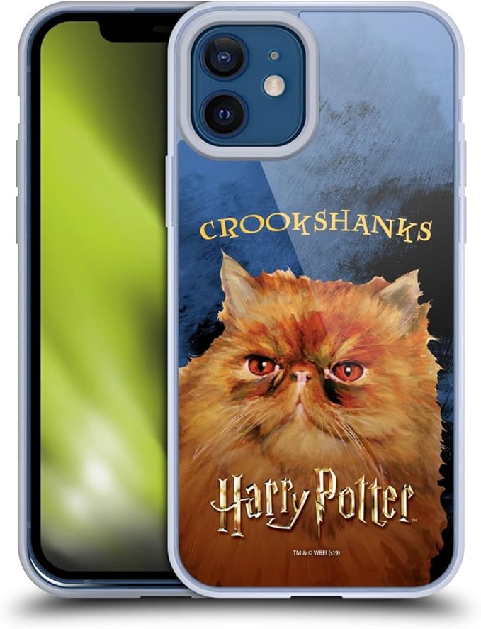 Head Case Designs Officially Licensed Harry Potter Crookshanks Prisoner of Azkaban II Gel Case [Military Grade Protection] Compatible with Apple iPhone 12 / iPhone 12 Pro and Compatible with MagSafe