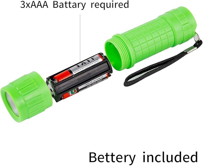Whaply Small Mini Flashlights Pack of 30,Assorted Colors,New Type Cob Light,With Battery