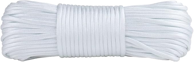 Glow in The Dark Zesty 550lb Paracord – 21 Strand Luminous Parachute Cord for Nighttime Outdoor Utility – 8 Colors and Length Options of 25', 50’, 100’, and 1,000’