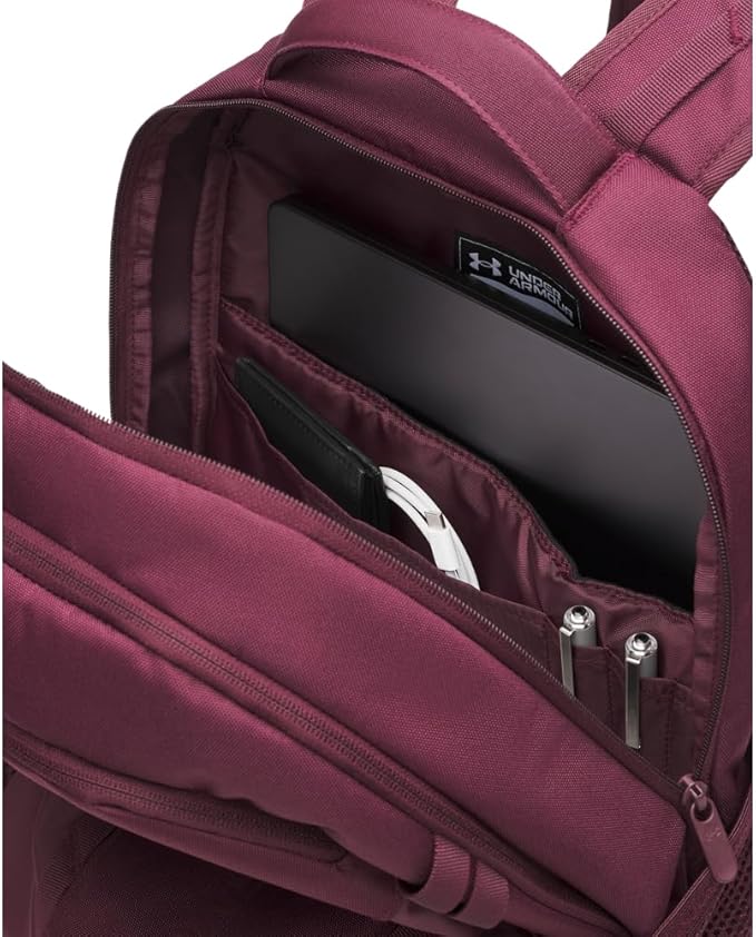 Under Armour Unisex Hustle 6.0 Backpack Dark Maroon/Dark Maroon One Size