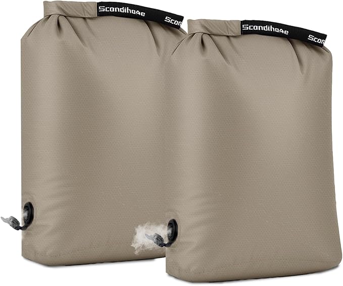 Travel Laundry Bag, Pump Free Vacuum Storage Bag Reusable Compression Dirty Clothes Travel Bag (2 Pcs)(Grey, Medium+Medium)