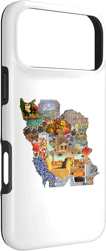 Map of Persian Empire, Iran Map Case for iPhone 17 Pro Max