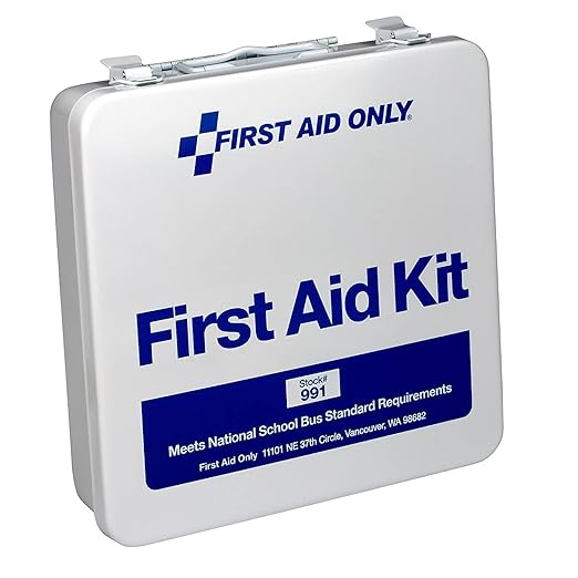 First Aid Only 50 Person Unitized Metal Bus First Aid Kit
