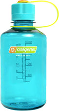 Nalgene 16 oz Narrow Mouth Water Bottle | BPA-Free, Durable & Leak Proof, Lightweight Travel Bottle, Fits In Cupholders, Cerulean