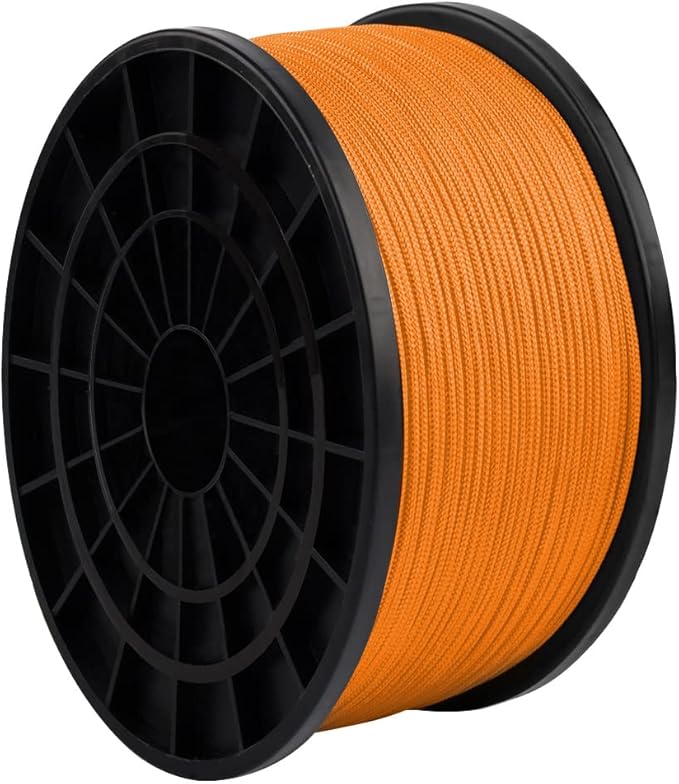 HERCULES Type III Paracord 550 Paracord Rope Parachute Cord, 1000' Neon Orange for Camping Cord, Survival Rope