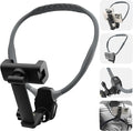 Beviliu Neck Phone Holder for Recording, Hands-Free POV/Vlog Neck Mount with Phone Clip & Chest Strap for Cooking/Fishing/Video Filming, Content Creator Phone Holder for iPhone Android Insta360