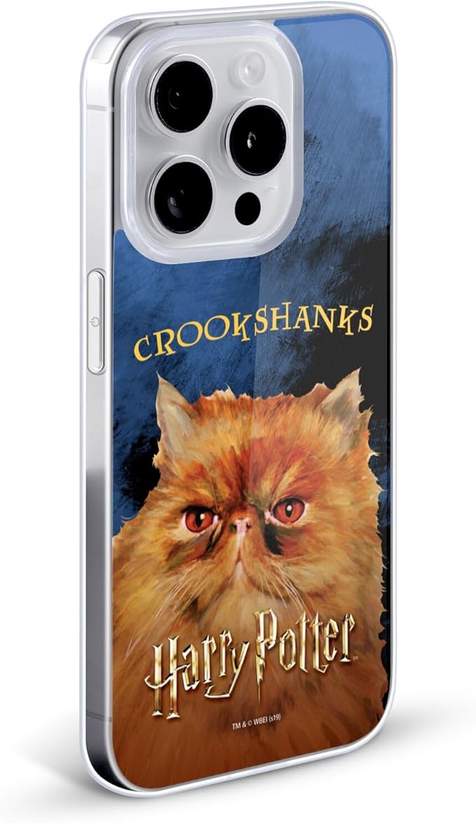 Head Case Designs Officially Licensed Harry Potter Crookshanks Prisoner of Azkaban II Gel Case [Military Grade Protection] Compatible with Apple iPhone 17 Air and Compatible with MagSafe