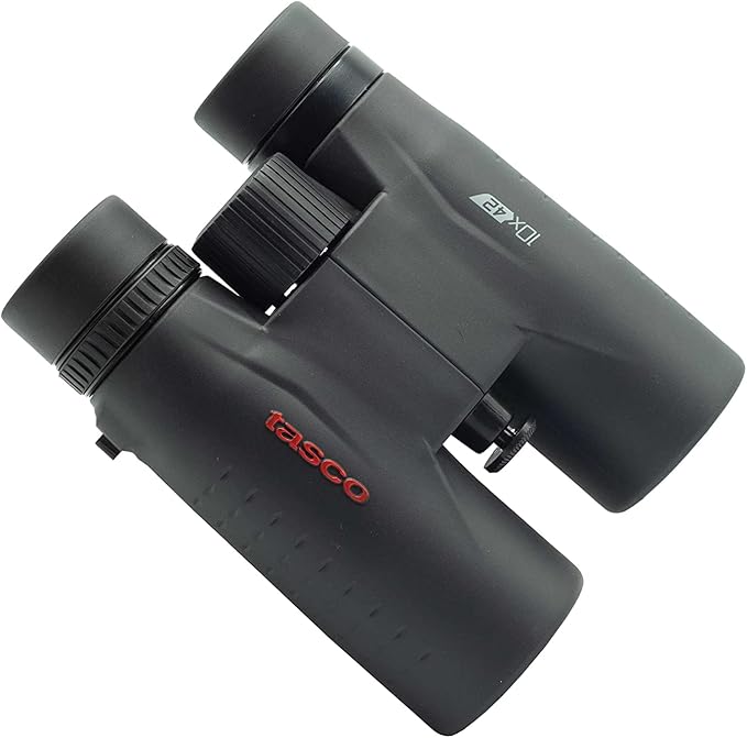 Tasco ES10X42 Essentials Binoculars, 10x42mm, Roof Prism Mc, Black (Pack of 5)
