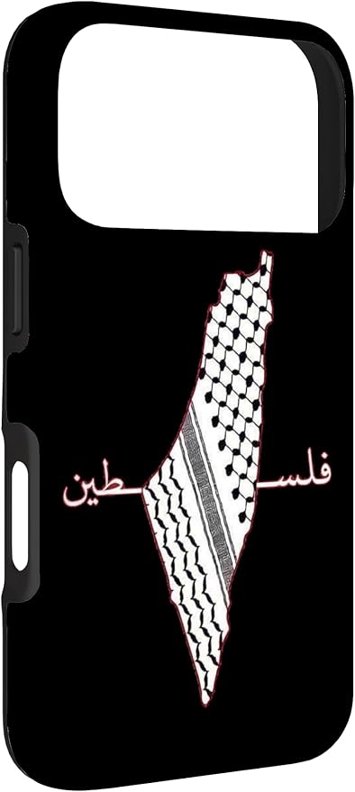 Keffiyeh Palestine Map Arabic Scarf Shemagh Palestinian Flag Case for iPhone 17 Pro