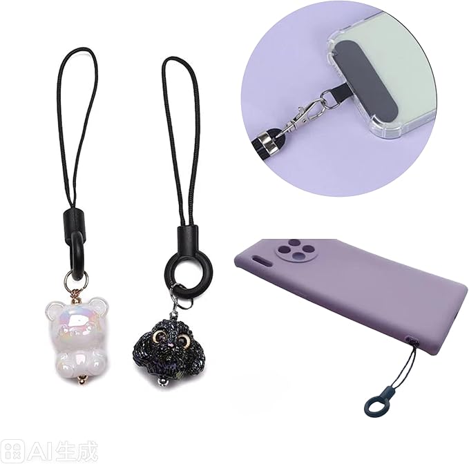 Titanium Alloy Keychain Clip & Leather Loop with Paracord Kit — Easy-Release Carabiner Key Organizer for Keys, Phone Lanyard & Outdoor Gear