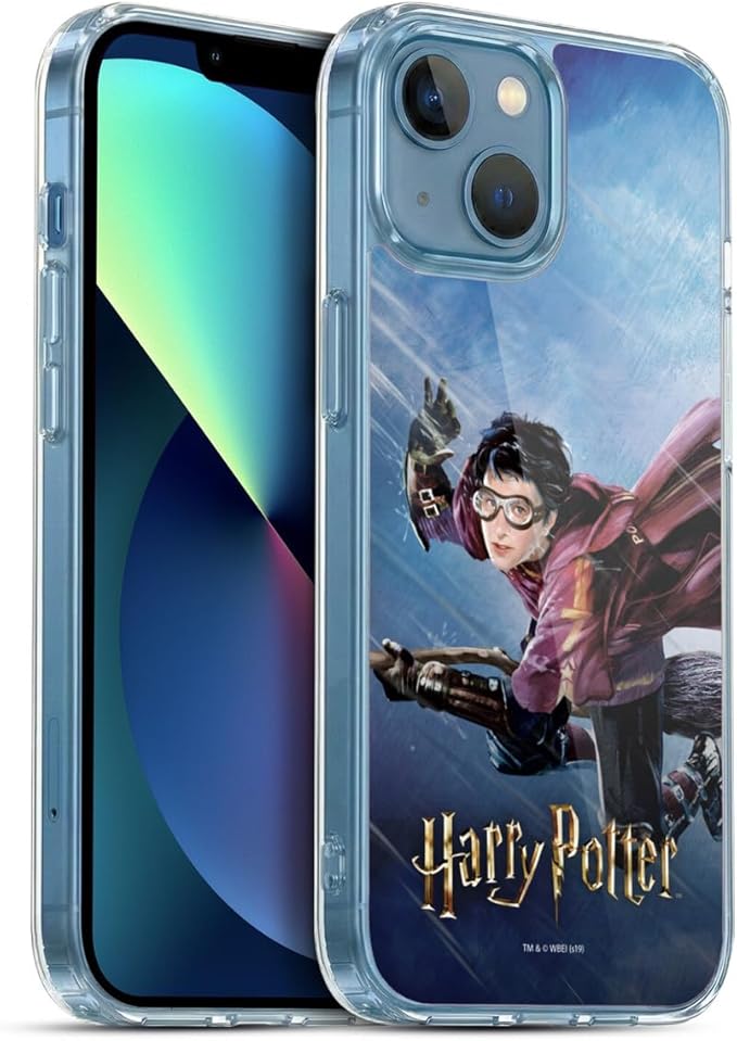 Head Case Designs Officially Licensed Harry Potter Quidditch 1 Prisoner of Azkaban II Gel Case [Military Grade Protection] Compatible with Apple iPhone 13 Mini and Compatible with MagSafe