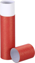 PATIKIL 2 Inch x 9 Inch Poster Tube, 1Pcs Photo Storage Tube Portable Shipping Mailing Tubes Calligraphy Painting Tubes Round Carrying Case for Storing Paper Art Map Documents, Red