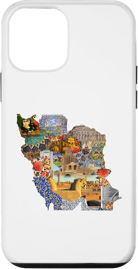 Map of Persian empire, Iran Map Case for iPhone 12 mini